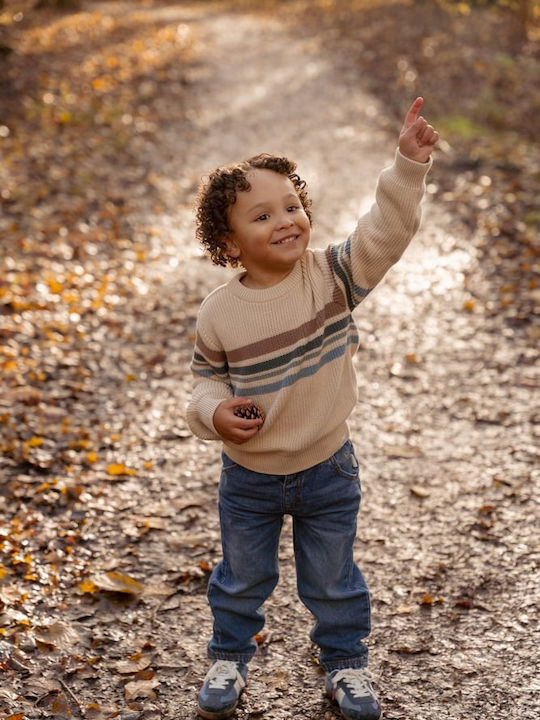 Kids' Sweater Long Sleeve Sand