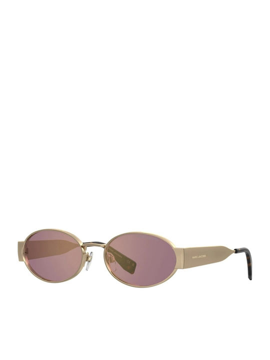 Marc Jacobs Unisex Ochelari de soare cu Auriu Cadru și Aur Lentilă MARC 806/S S9ESZ
