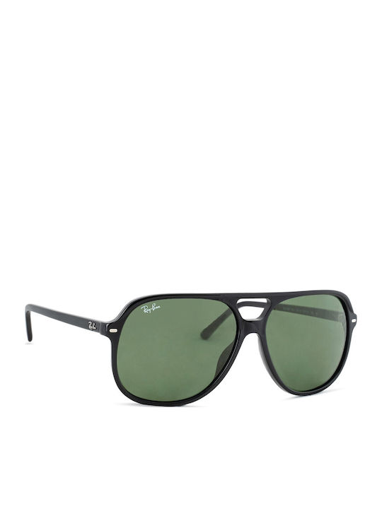 Ray Ban Ανδρικά Γυαλιά Ηλίου με Μαύρο Κοκκάλινο Σκελετό και Πράσινο Φακό RB2198 901/31