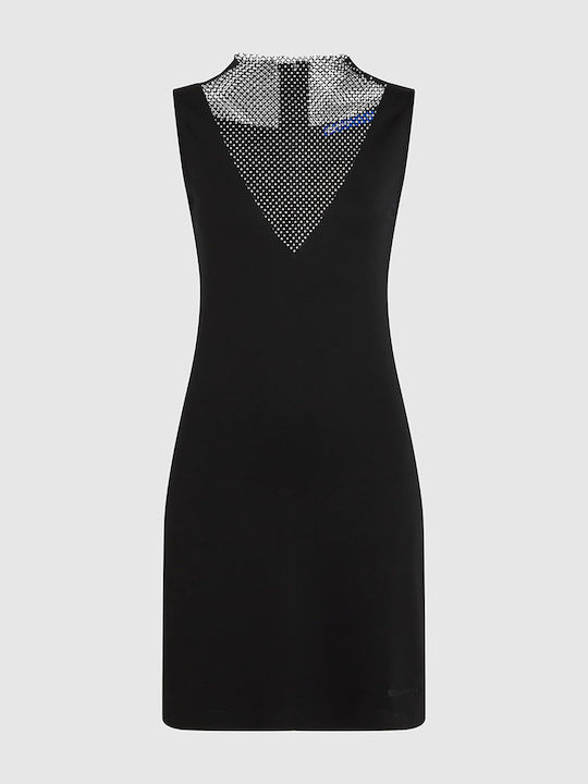 Summer Mini Evening Dress Black