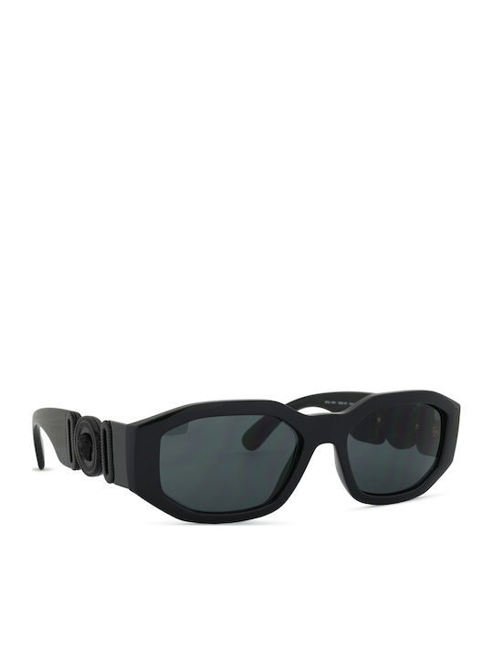 Versace Unisex Sunglasses with Black Plastic Frame and Gray Lens VE4361 5360/87