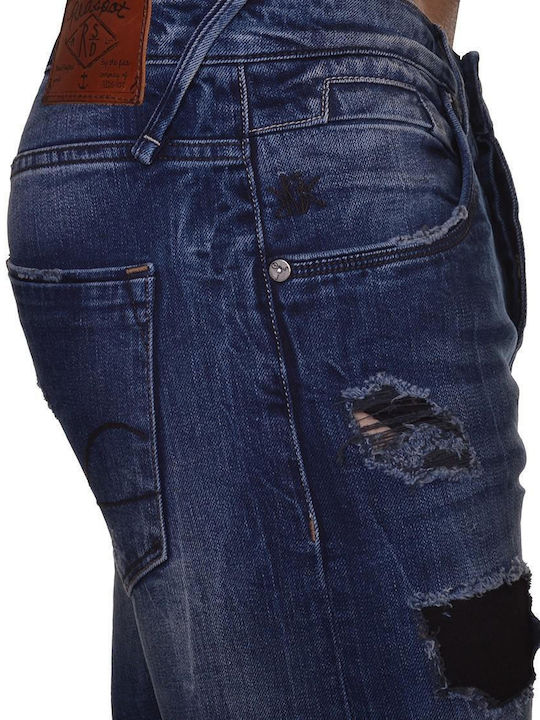 Men's Jeans Pants Red