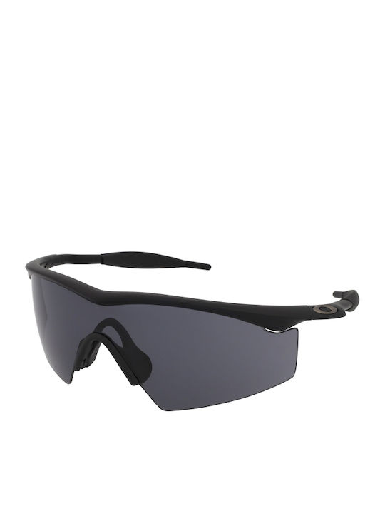 Oakley M Frame Strike Herren Sonnenbrille mit Schwarz Kunststoff Gestell und Schwarz Linse OO9060 11-162