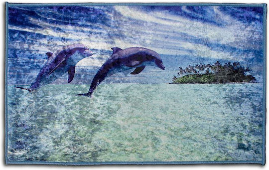 Dimcol Antiderapant Covoraș de Baie Dolphins 260 33463058004 Colorat 50x85buc