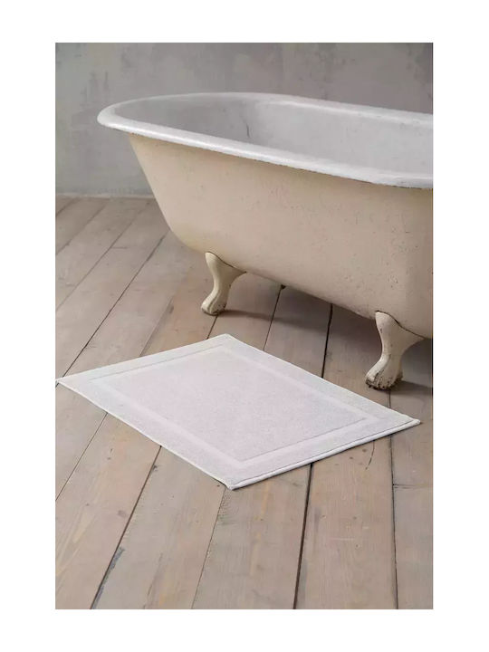 Nima Bath Mat Cotton Volcano 28819 White 50x75cm
