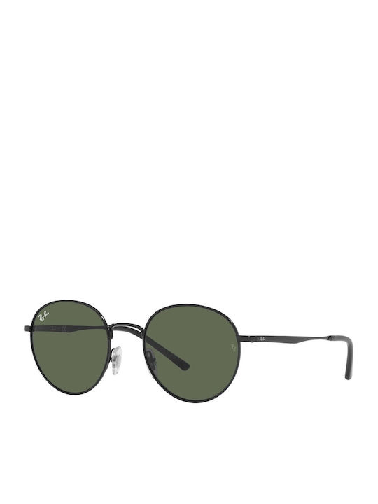 Ray Ban Унисекс Слънчеви Очила с Черна Метална Рамка и Зелени Стъкла RB3681 002/71