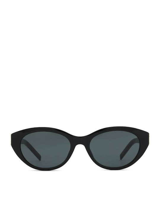 Ysl Feminini Ochelari de soare cu Negru Cadru și Negru Lentilă SL M148 001