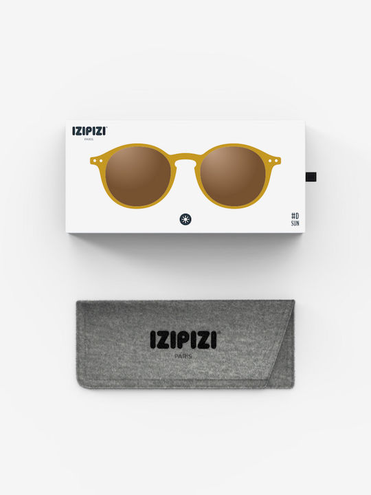 Izipizi Unisex Γυαλιά Ηλίου με Κοκκάλινο Σκελετό Golden Green