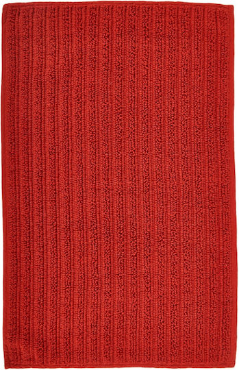 Badematte Baumwolle Rechteckig Nadia 05588.002 Rot 50x80cm