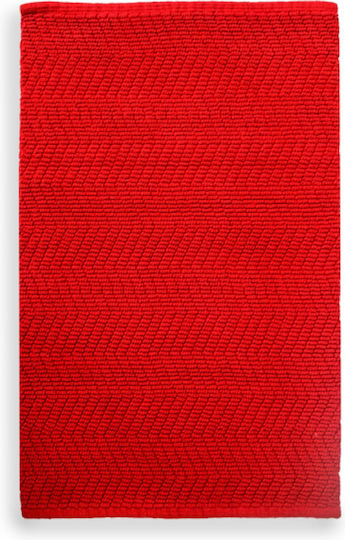 Rainbow Badematte Baumwoll Ellia Rote 50x80cm