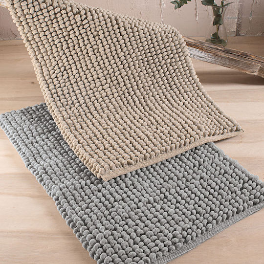 Rythmos Πατάκι Μπάνιου Βαμβακερό Armad 120-193-029 Μπεζ 50x80εκ.