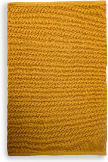 Rainbow Badematte Baumwolle Rechteckig Ellia Yellow 80x50cm