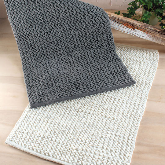 Rythmos Bath Mat Cotton Archi Ecru 120-196-005 Ecru 60x90cm