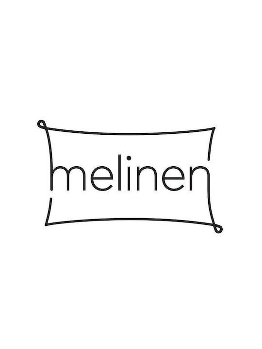 Melinen Σετ Μαξιλαροθήκες με Φάσα Grey 53x72εκ.