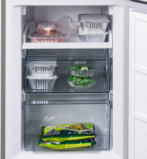 Muhler Kühl-Gefrierkombination 253Es NoFrost H180xB54xT60cm. Inox NFC180IE