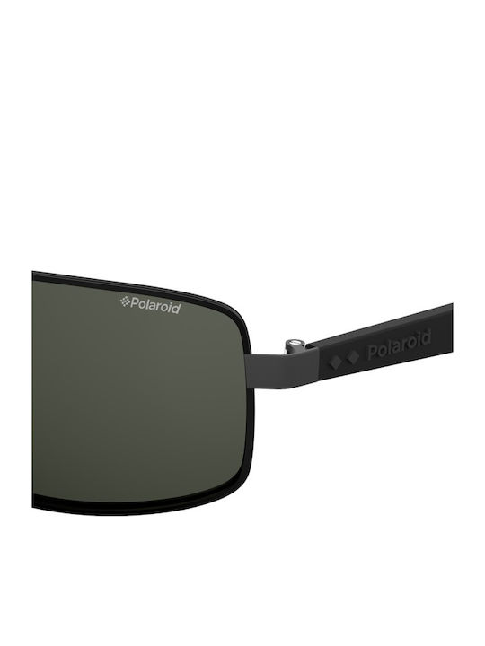 Polaroid Herren Sonnenbrillen mit Schwarzem Rahmen und Grauen Polarisiert Gläsern PLD2045/S 807/M9