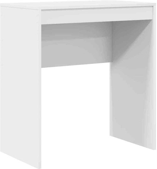 Γραφείο Ξύλινο Λευκό 70x40x76εκ.