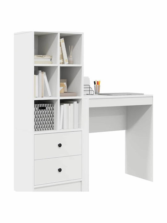 Desk Wooden White 70x40x76cm