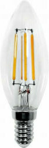 Just LED LED крушка 6W за фасунга E14 и форма C35 Топло бяло