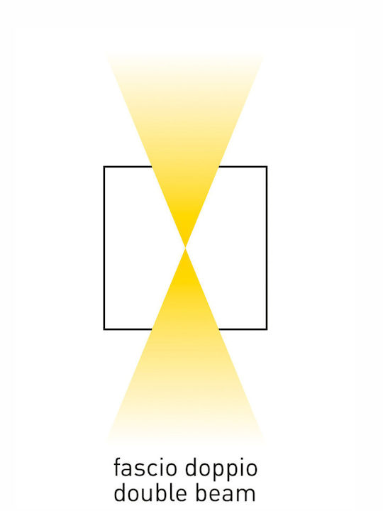 Bot Lighting Επιτοίχια Εξωτερική Πλαφονιέρα LED IP54 με Ρυθμιζόμενο Λευκό Φως