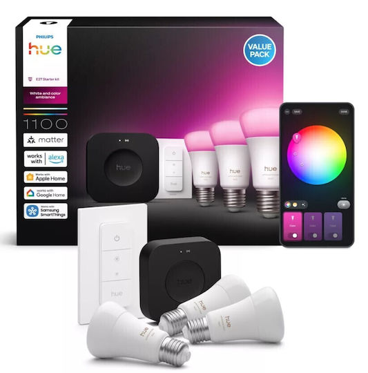 Philips Smart Bulb Hue Bridge Pro LED for Socket E27