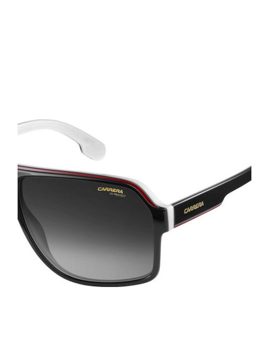 Carrera Men's Sunglasses With Black Horn-Rimmed Frame And Grey Gradient Lens 1001/S 80S9O