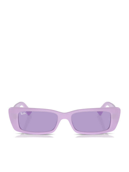 Ray Ban Sonnenbrillen Lila mit Kunststoff Gestell