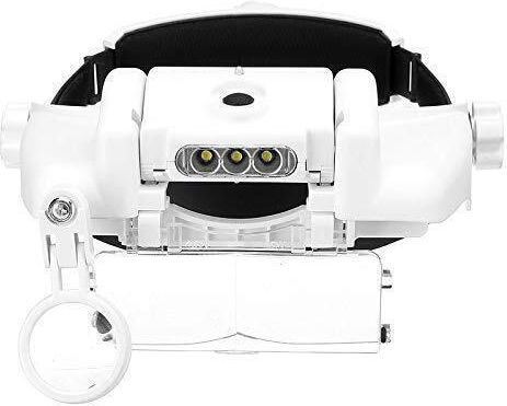 Head Safety Glasses with Magnification and LED Light 1pcs