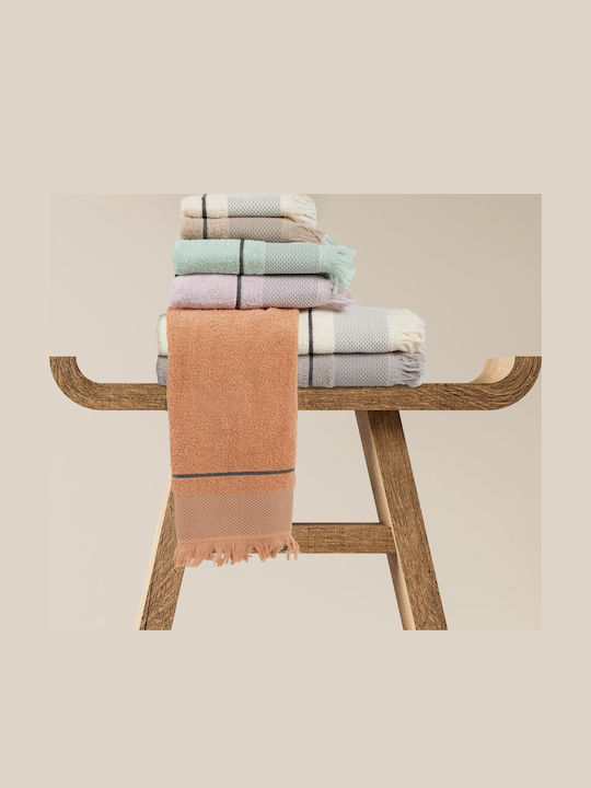 Das Home Bath Towel Set 3pcs Best Brown Weight 450gr/m²
