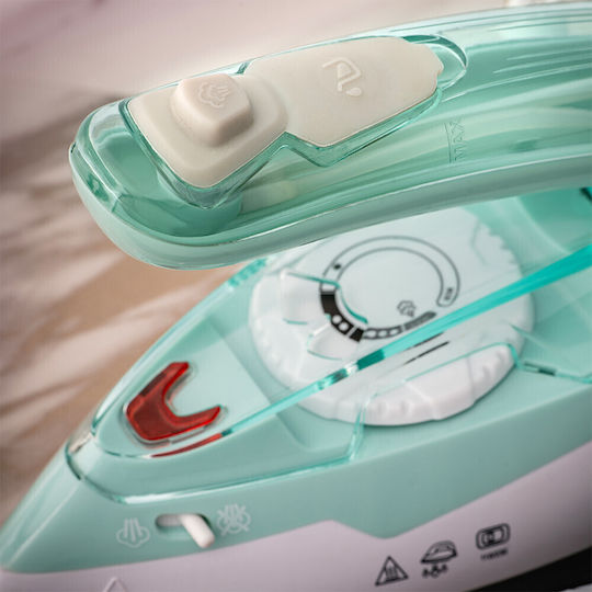 Voltz Travel Iron Steam 1100W with Ceramic Plate