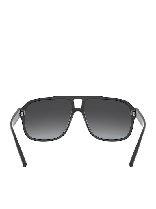 Armani Exchange Мъжки Слънчеви Очила с Черна Пластмасова Рамка и Черни Преливащи Стъкла AX4104S 80788G