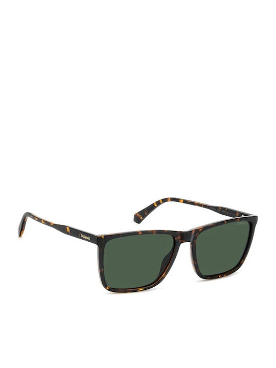 Polaroid Bărbătești Ochelari de soare cu Maro Tortoise Cadru și Verde Lentilă PLD4180/S 086/UC