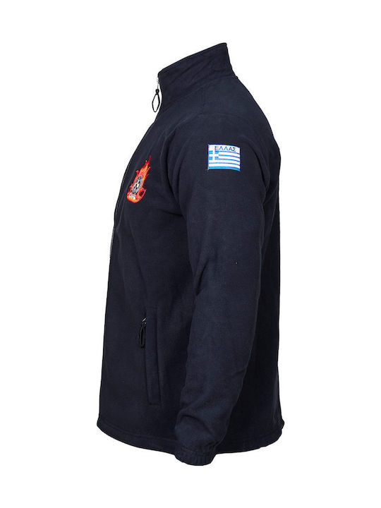 GreekForces Fire Department Jacket Blue FIRE1010