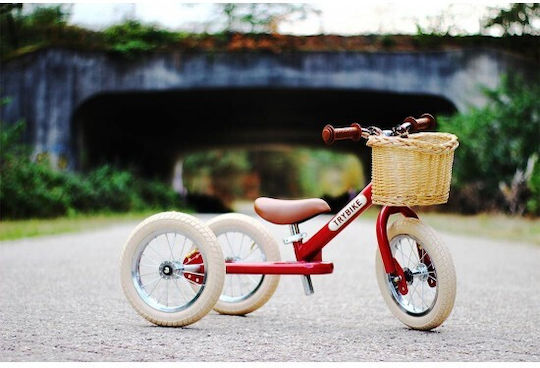Trybike Vintage για 15 Μηνών Κόκκινο