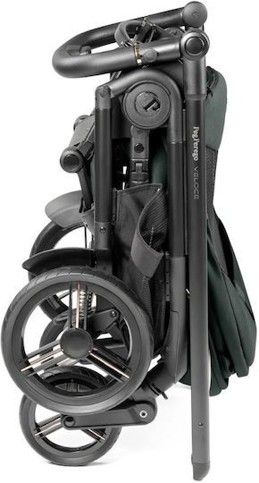 Peg Perego Veloce Brio Modular Ρυθμιζόμενο Καρότσι 2 σε 1 Kατάλληλο για Nεογέννητο Πράσινο 10.7kg