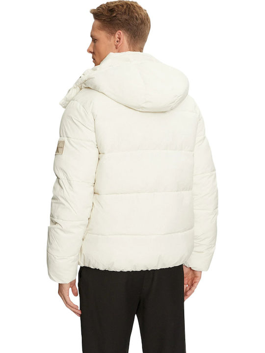 Μπουφάν Puffer Ivory