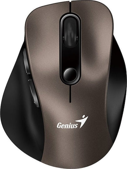 Genius Ergo 9000S Безжична Ергономична Bluetooth Мишка Шампанско Титаниево