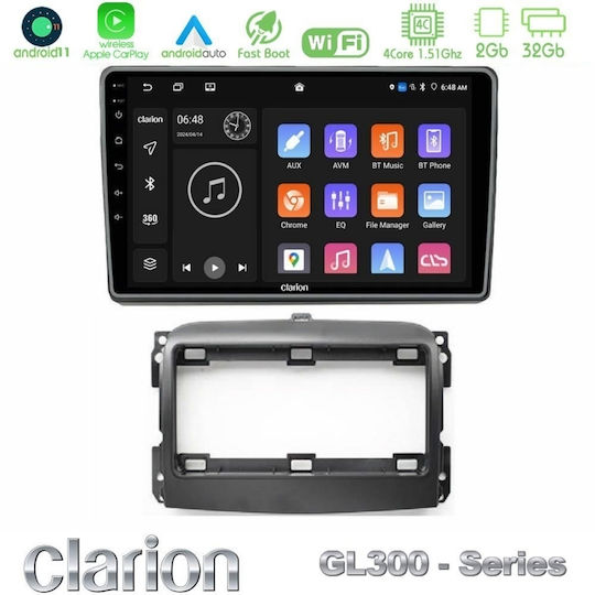Clarion Автомобилна Аудио Система (Блутут/USB/WiFi/GPS/Apple-Carplay/Android-Auto) с Тъчскрийн 10"
