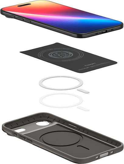Spigen Thin Fit Mag Umschlag Rückseite Kunststoff Gunmetal (iPhone Air)