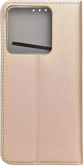 Techwave Magnet Book Πλαστικό / Σιλικόνης Χρυσό (Redmi 15C 5G)