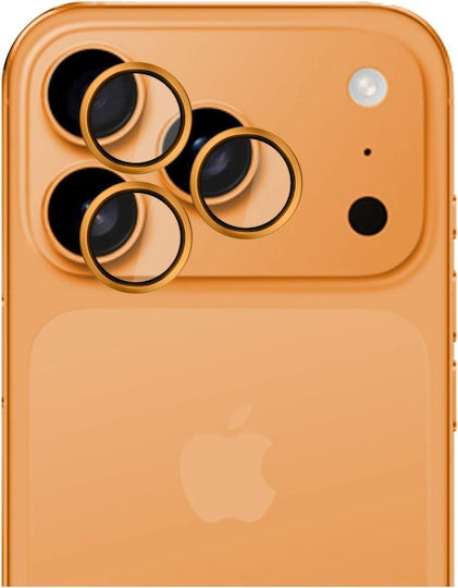 3MK Camera Protection Tempered Glass Orange for the Apple iPhone 17 Pro, 17 Pro Max