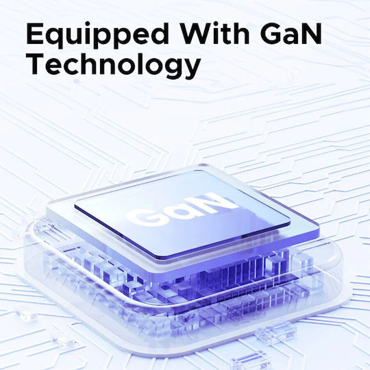 Ugreen Charger Without Cable GaN with USB-A Port and USB-C Port 30W Power Delivery Whites (X516)