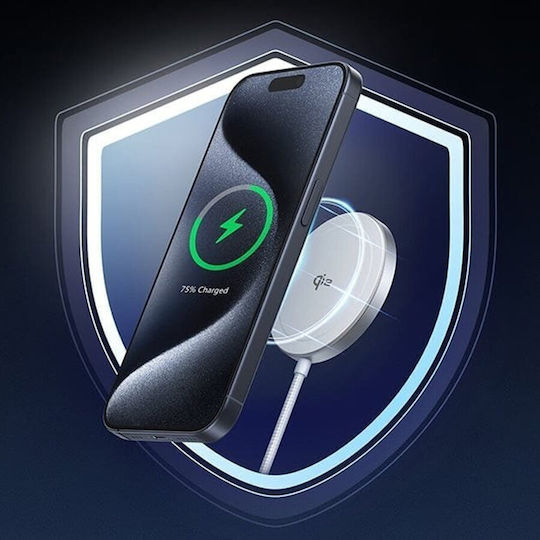 Ugreen Wireless Charger (Qi Pad) 15W Whites (W703)