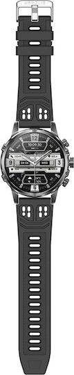 BlitzWolf BW-AT6 Plus 51mm Smartwatch mit Pulsmesser (Schwarz)