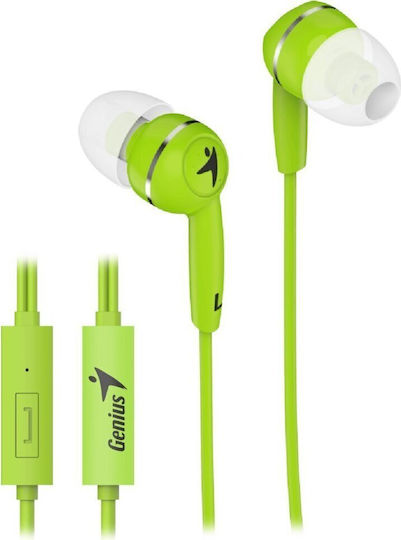 Genius 31710005416 In-Ear Freisprecheinrichtung Kopfhörer mit Stecker 3.5mm Grün