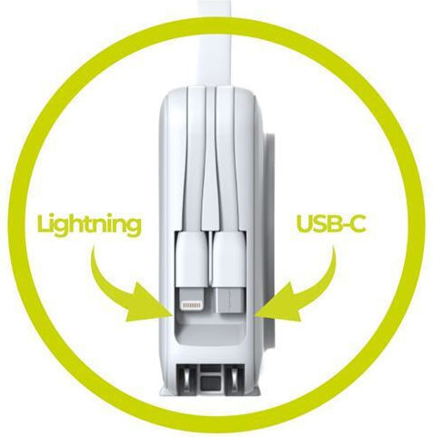 Mobile Origin PBT-03L-WHT MagSafe Power Bank 10000mAh 20W με Θύρα USB-A και Θύρα USB-C Power Delivery Λευκό