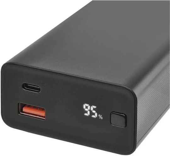 Emos B0560B Power Bank 20000mAh 65W με Θύρα USB-A και Θύρα USB-C Power Delivery Μαύρο