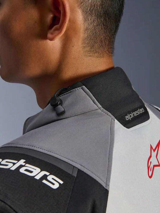 Alpinestars Andes V4 Winter Men Riding Jacket Waterproof Grey Black Red