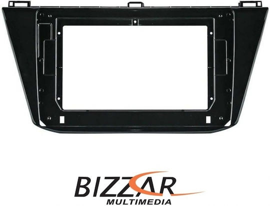 Bizzar DIN Fascia Panels 2 Din Compatible with Screen 10" for Volkswagen Tiguan 2016-2022