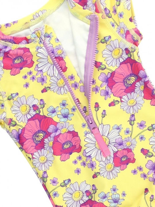 Rufflebutts Costum De Baie Pentru Copii Întreg Antisolar Uv 50+ Daisy Delight